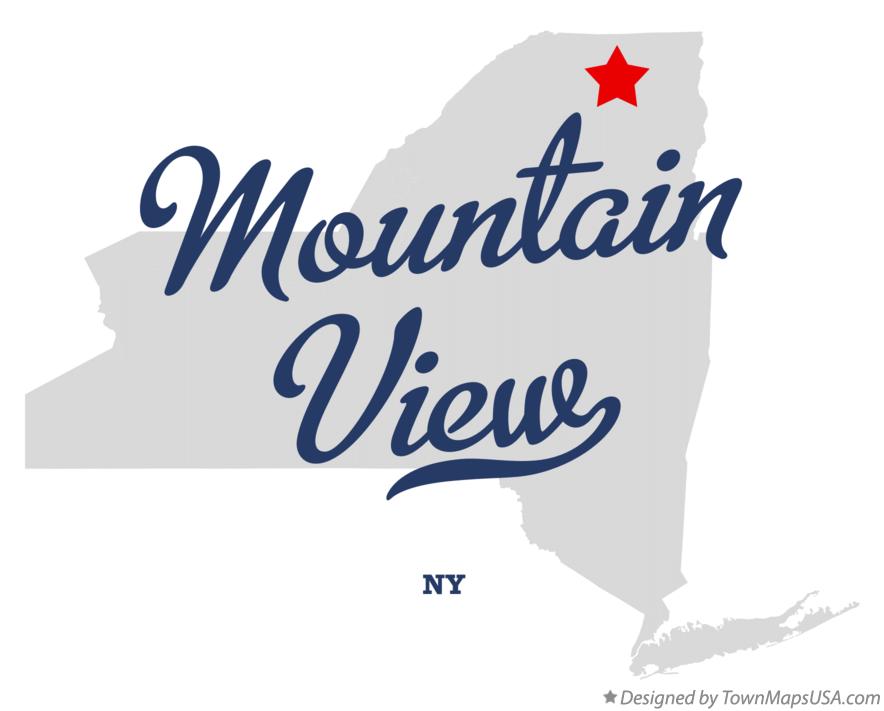 Map of Mountain View, NY, New York