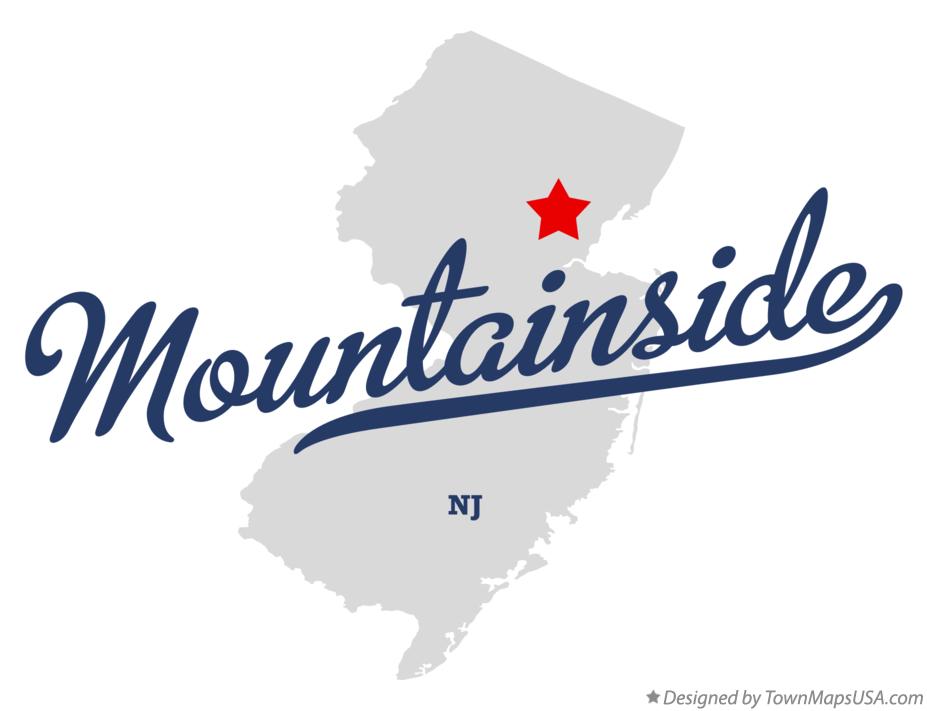 Map of Mountainside, NJ, New Jersey