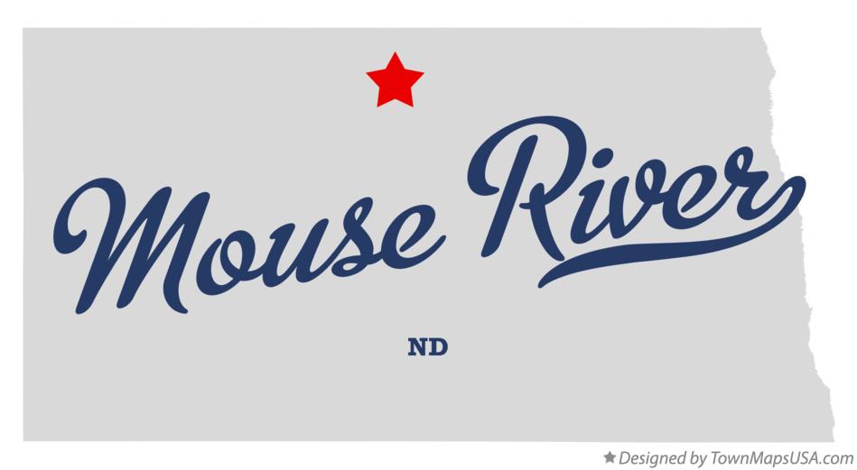 Map of Mouse River, ND, North Dakota