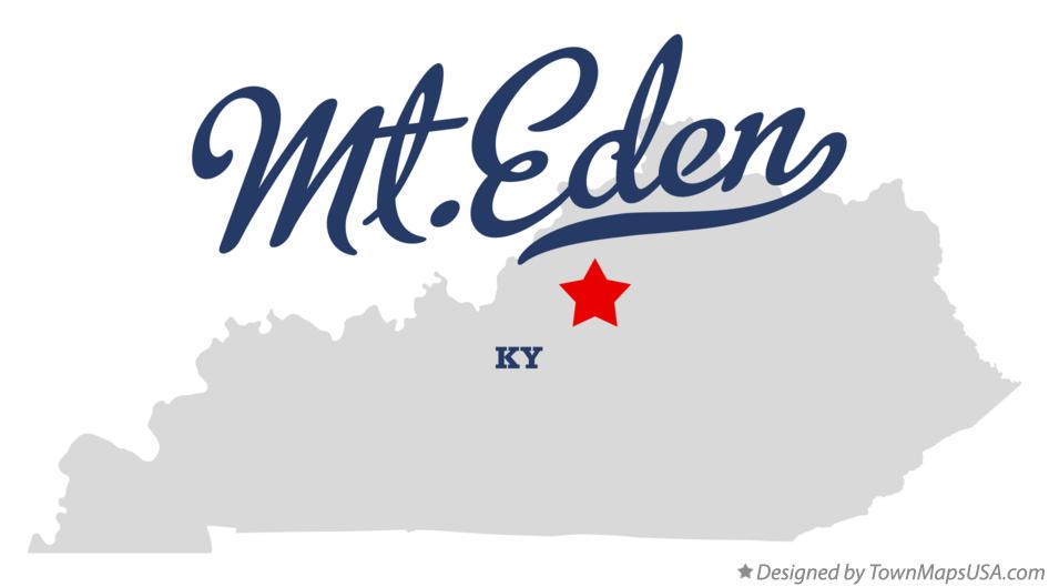 Map of Mt.Eden, KY, Kentucky