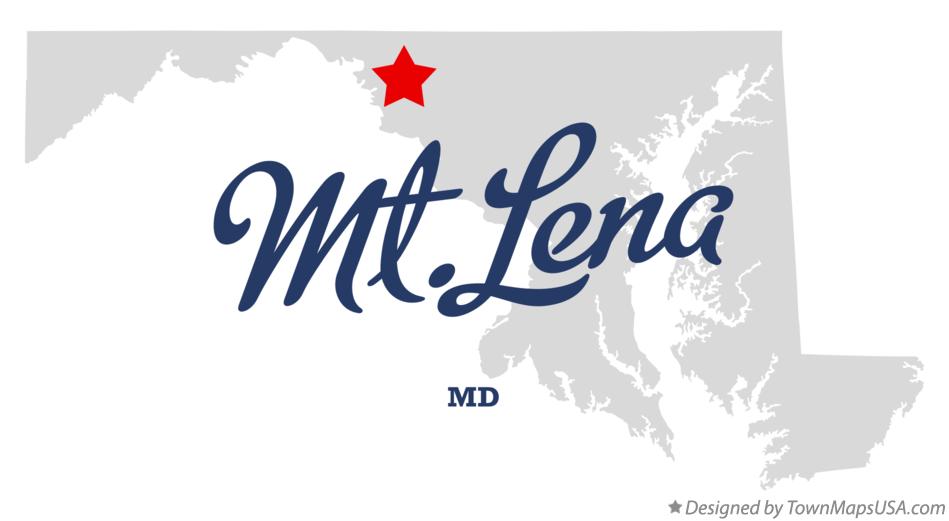 Map of Mt.Lena, MD, Maryland
