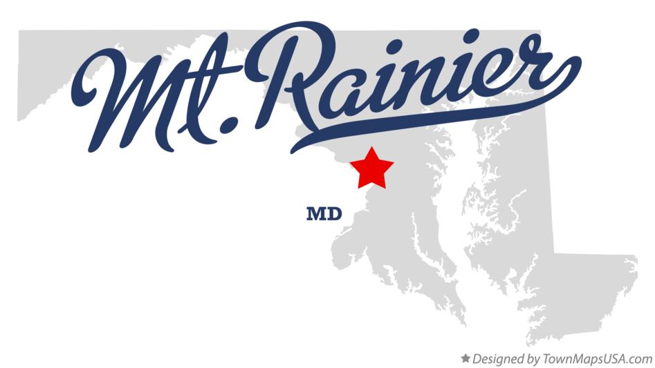 Map of Mt.Rainier, MD, Maryland