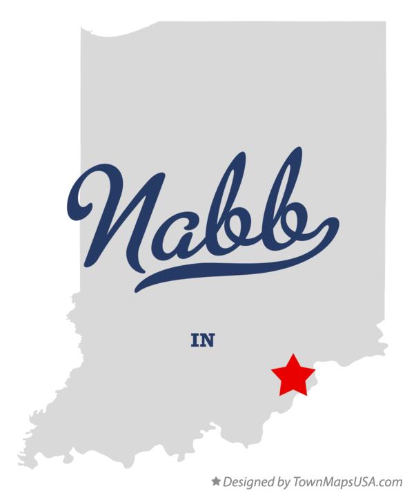 Map of Nabb, IN, Indiana