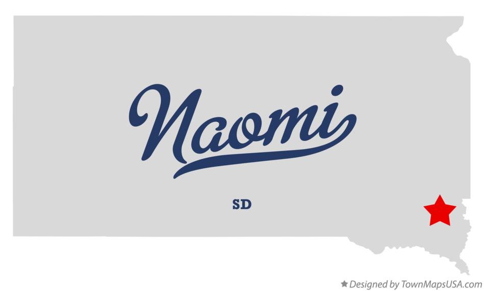 Map of Naomi, SD, South Dakota