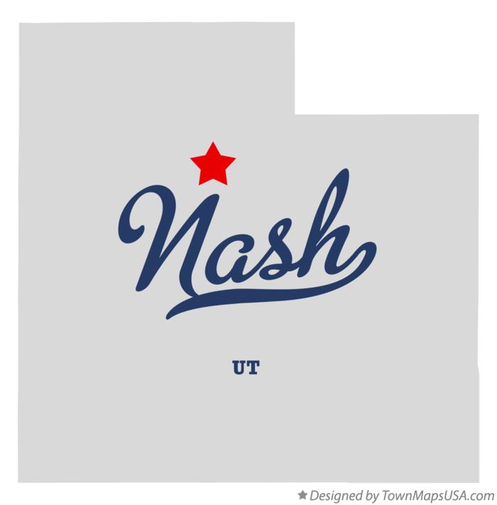 Map of Nash, UT, Utah