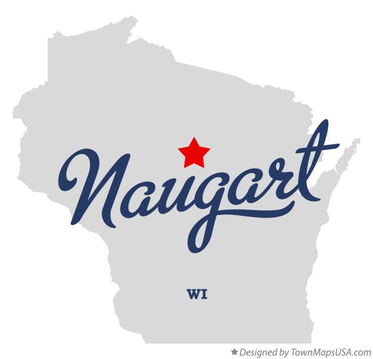 Map of Naugart, WI, Wisconsin