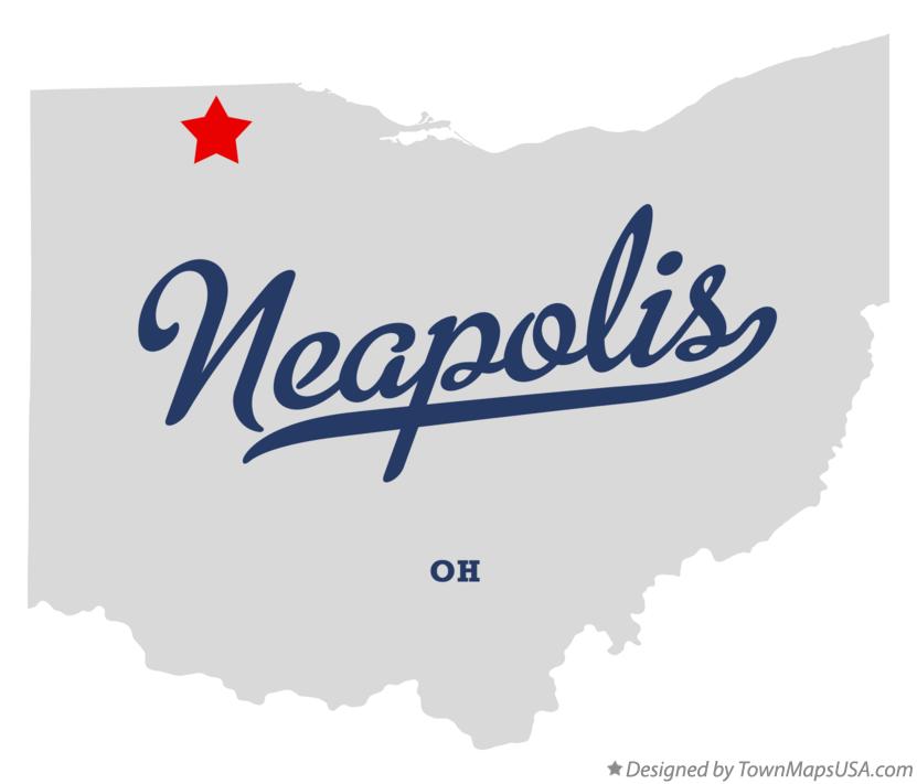 Map of Neapolis, OH, Ohio