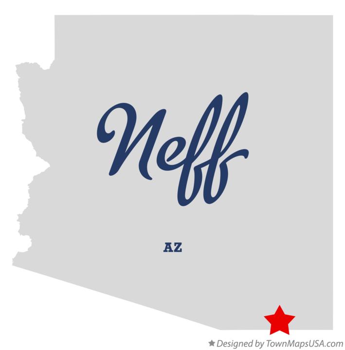 Map of Neff, AZ, Arizona
