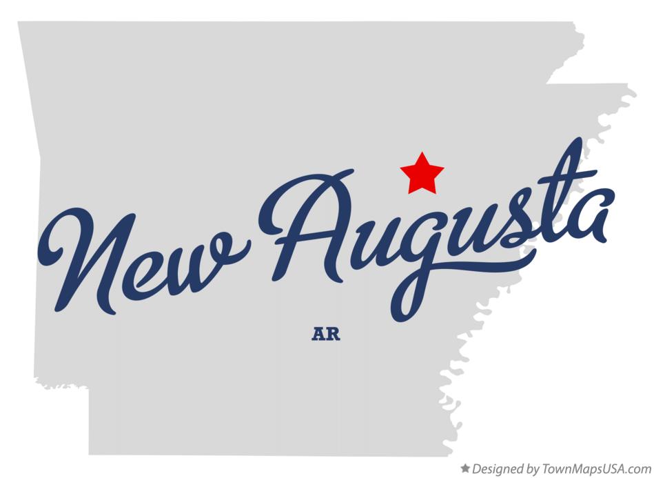Map of New Augusta, AR, Arkansas