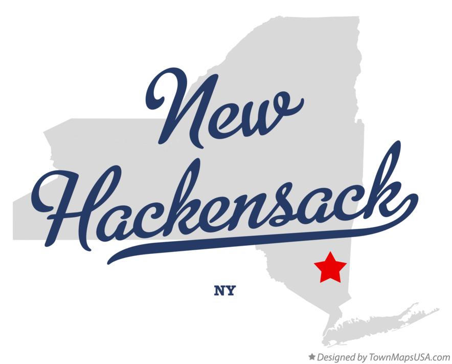 Map of New Hackensack, NY, New York