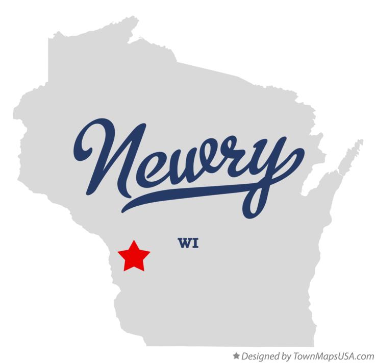 Map of Newry, WI, Wisconsin