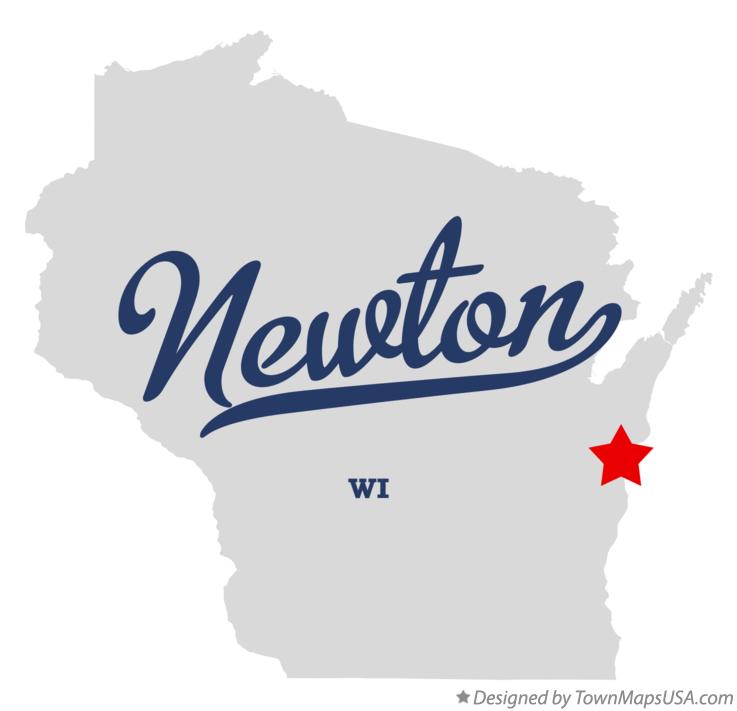 Map of Newton, Manitowoc County, WI, Wisconsin