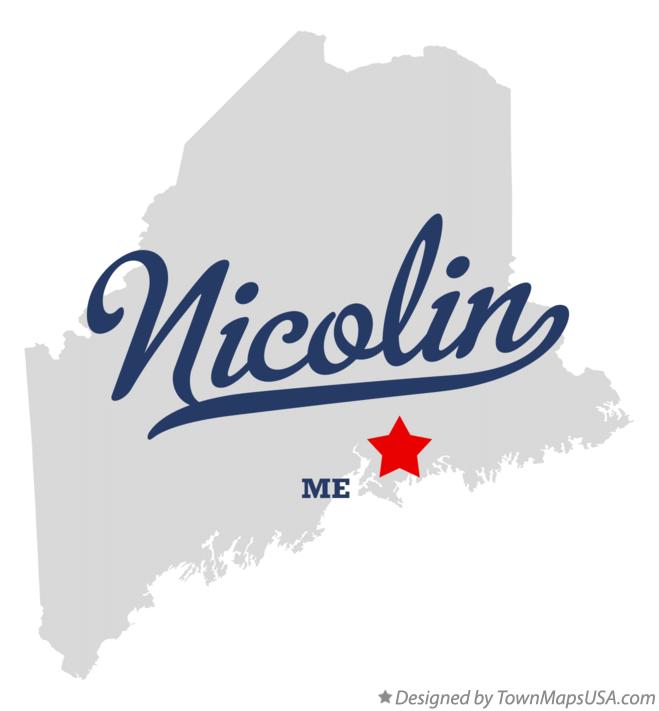 Map of Nicolin, ME, Maine