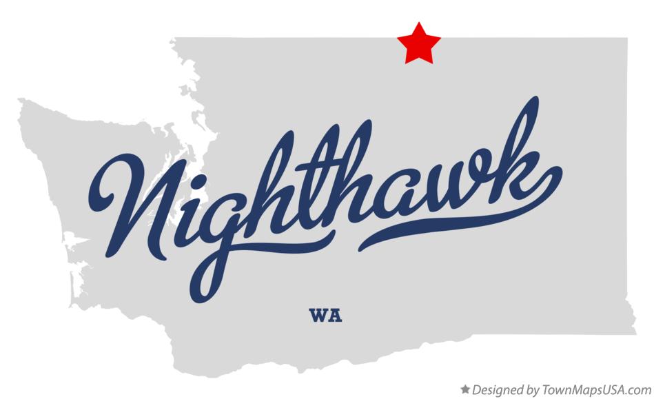 Map of Nighthawk, WA, Washington
