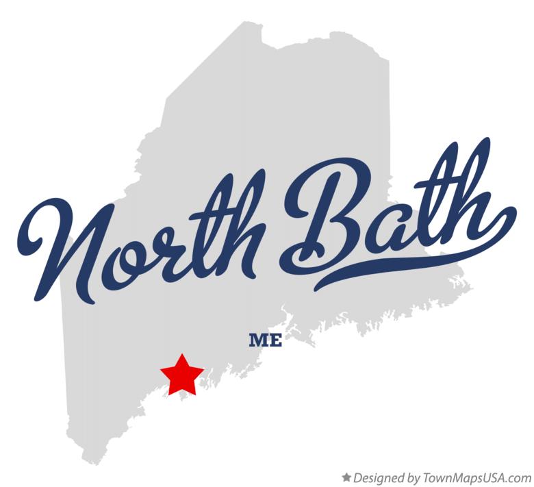 Map of North Bath, ME, Maine