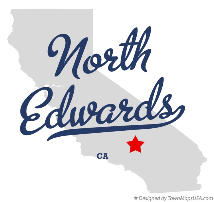 Map of North Edwards, CA, California