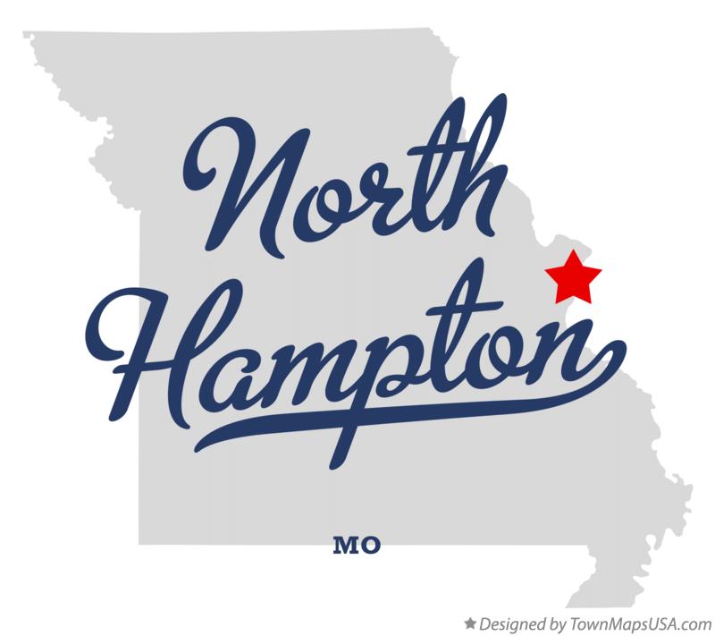 Map of North Hampton, MO, Missouri