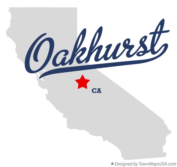 Map of Oakhurst, CA, California