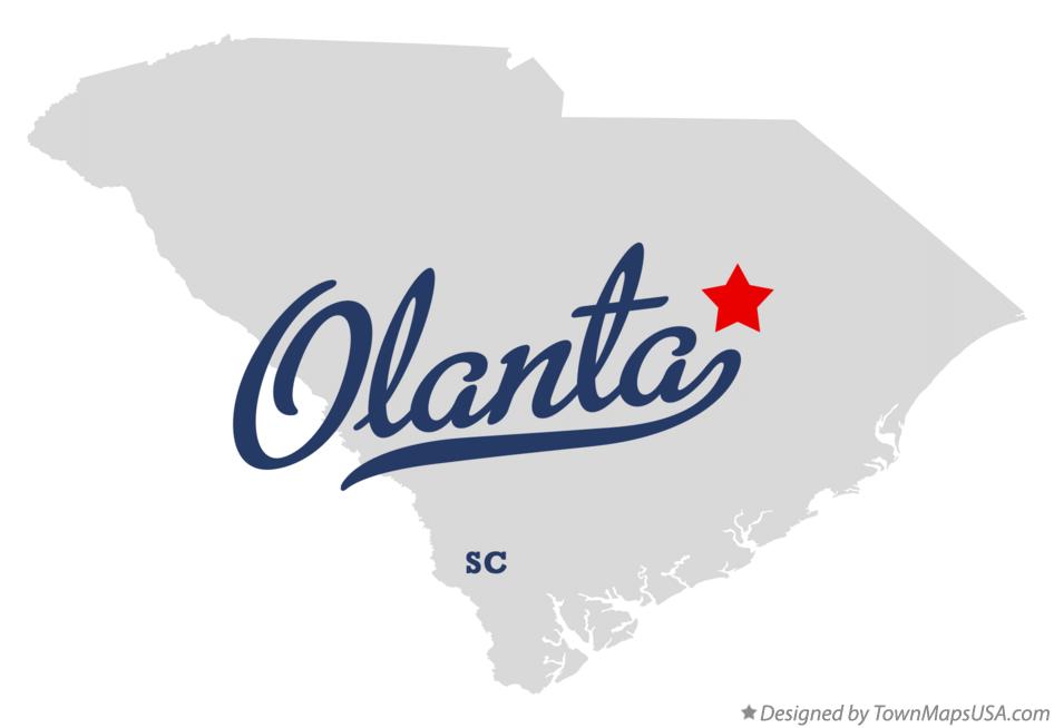 Map of Olanta, SC, South Carolina