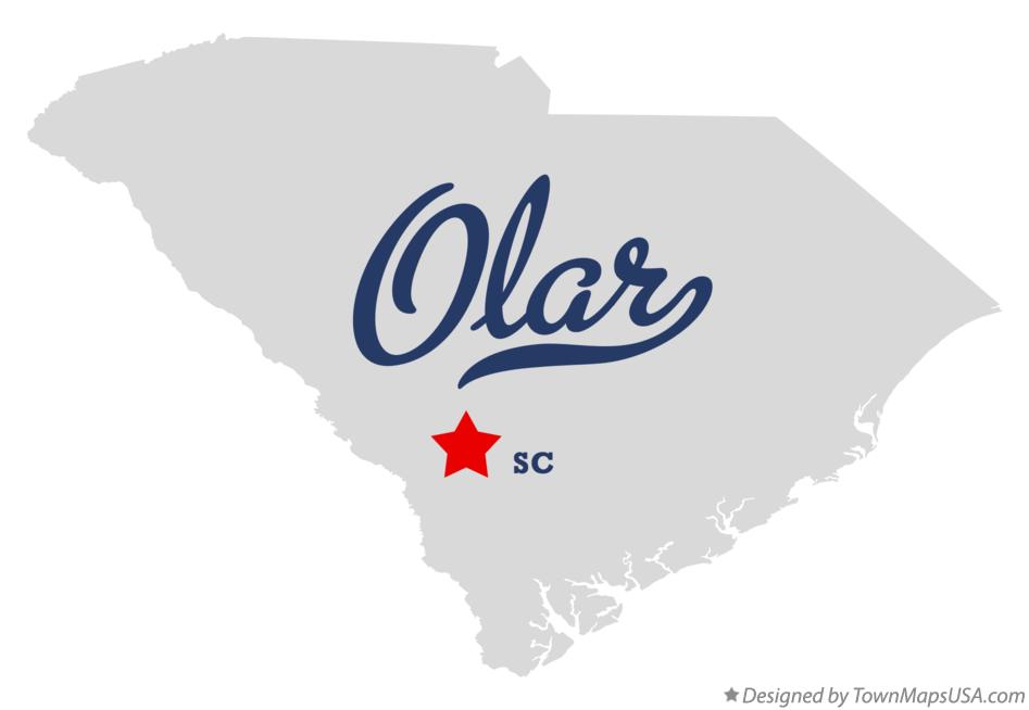 Map of Olar, SC, South Carolina