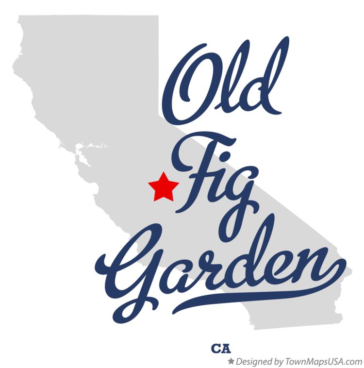 Map of Old Fig Garden, CA, California
