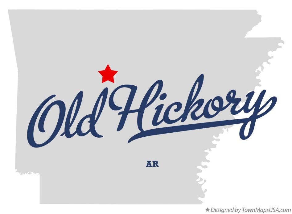 Map of Old Hickory, AR, Arkansas