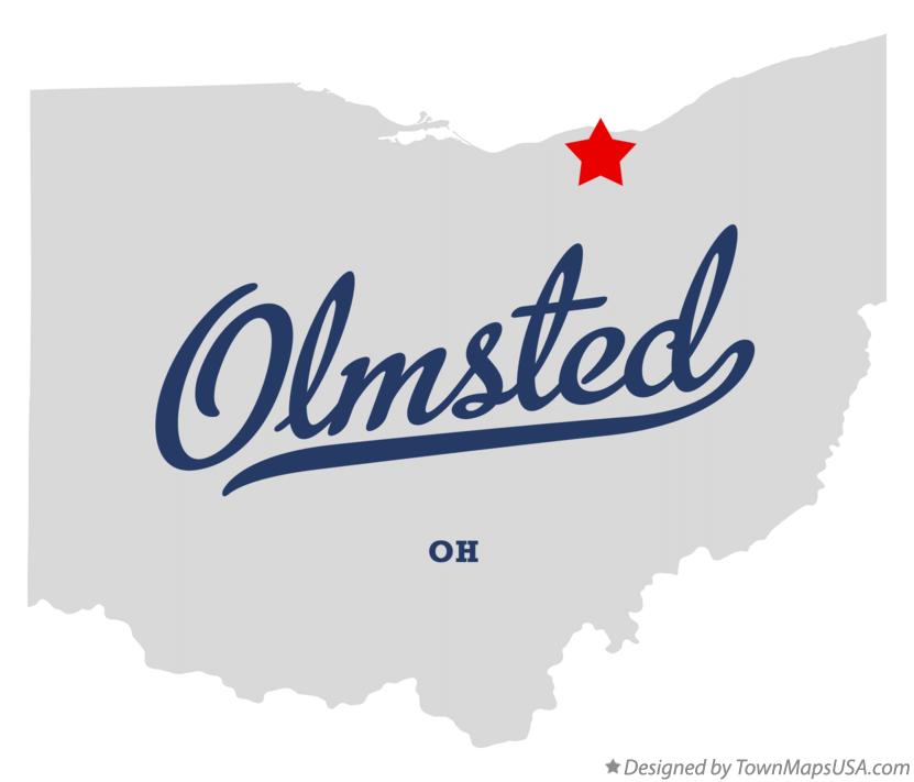 Map of Olmsted, OH, Ohio