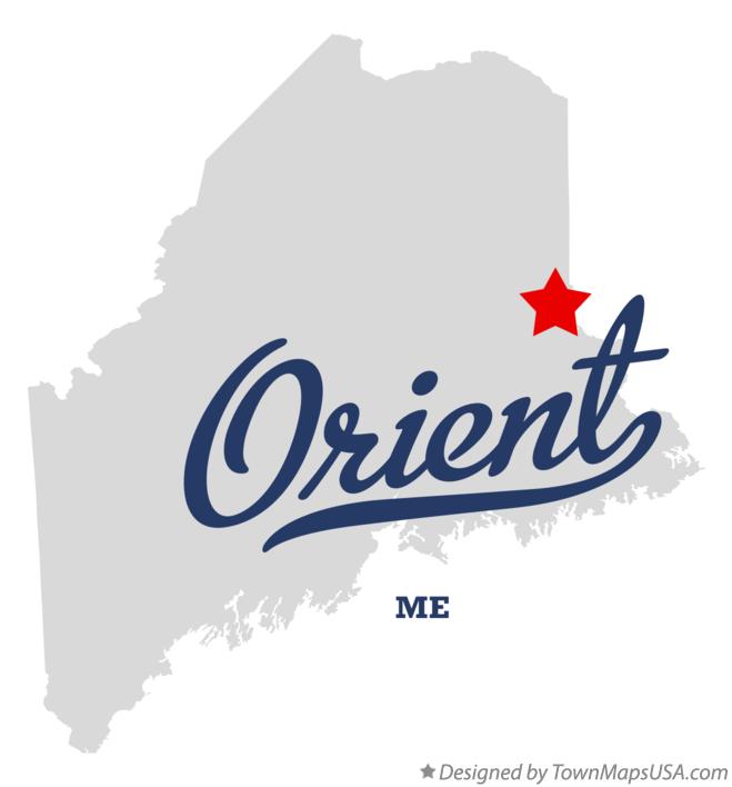 Map of Orient, ME, Maine
