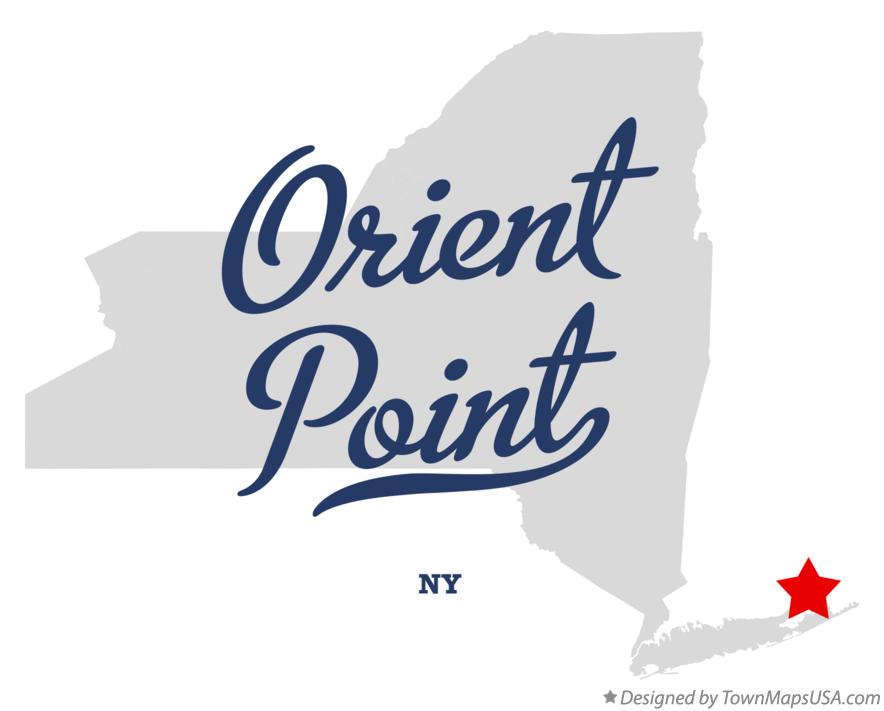 Map of Orient Point, NY, New York