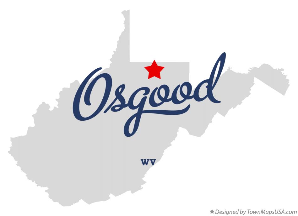 Map of Osgood, WV, West Virginia