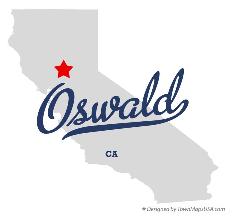 Map of Oswald, CA, California