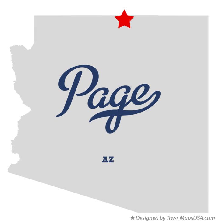 Map of Page, AZ, Arizona