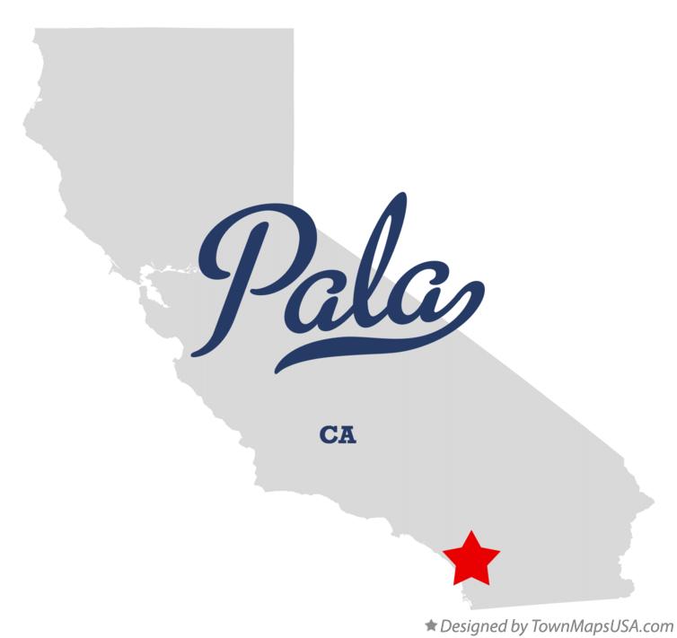Map of Pala, CA, California