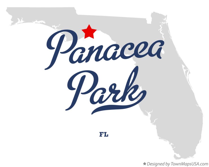 Map of Panacea Park, FL, Florida