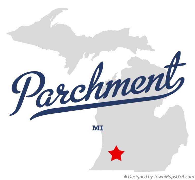 Map of Parchment, MI, Michigan