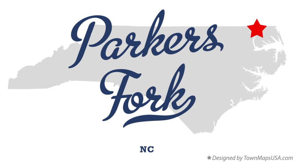 Map of Parkers Fork, NC, North Carolina