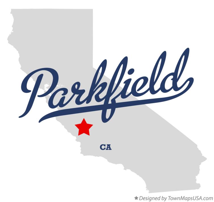 Map of Parkfield, CA, California