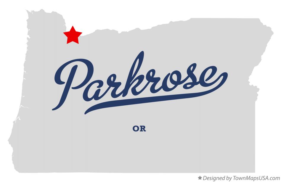 Map of Parkrose, OR, Oregon