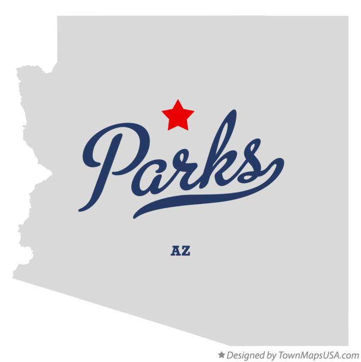 Map of Parks, AZ, Arizona
