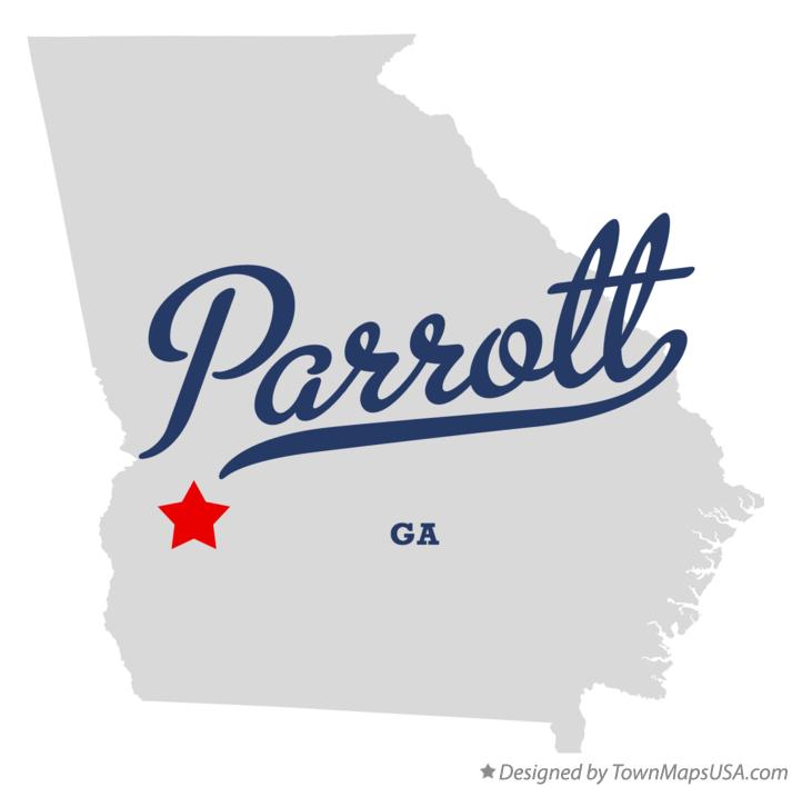 Map of Parrott, GA,