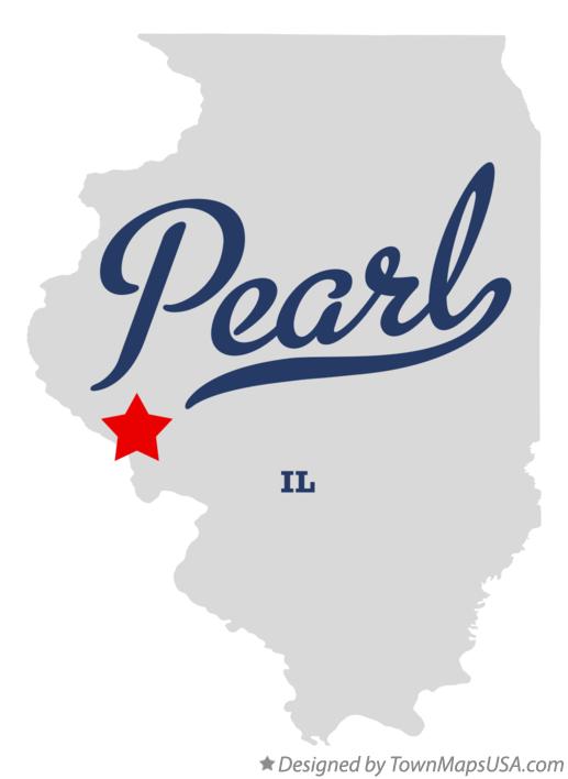 Map of Pearl, IL, Illinois