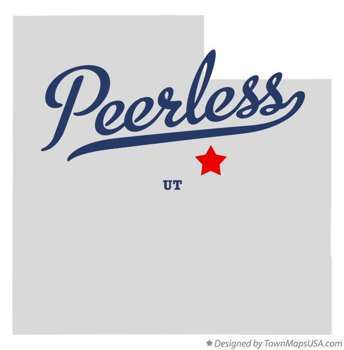Map of Peerless, UT, Utah