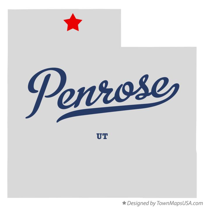 Map of Penrose, UT, Utah