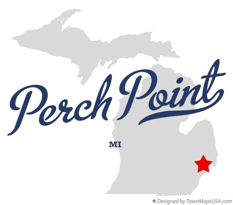 Map of Perch Point, MI, Michigan