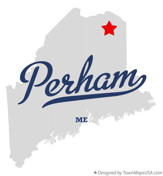 Map of Perham, ME, Maine