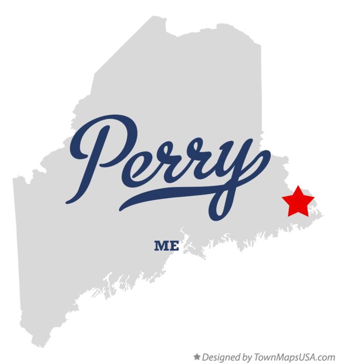 Map of Perry, ME, Maine