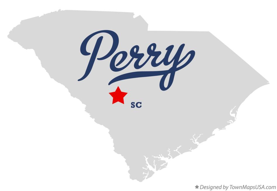 Map of Perry, SC, South Carolina