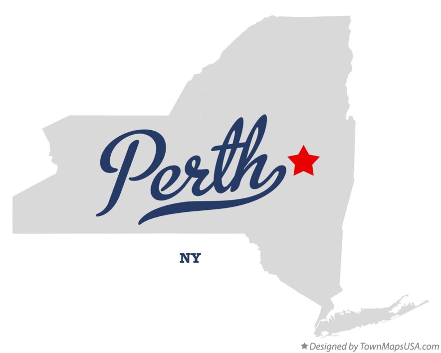 Map of Perth, NY, New York