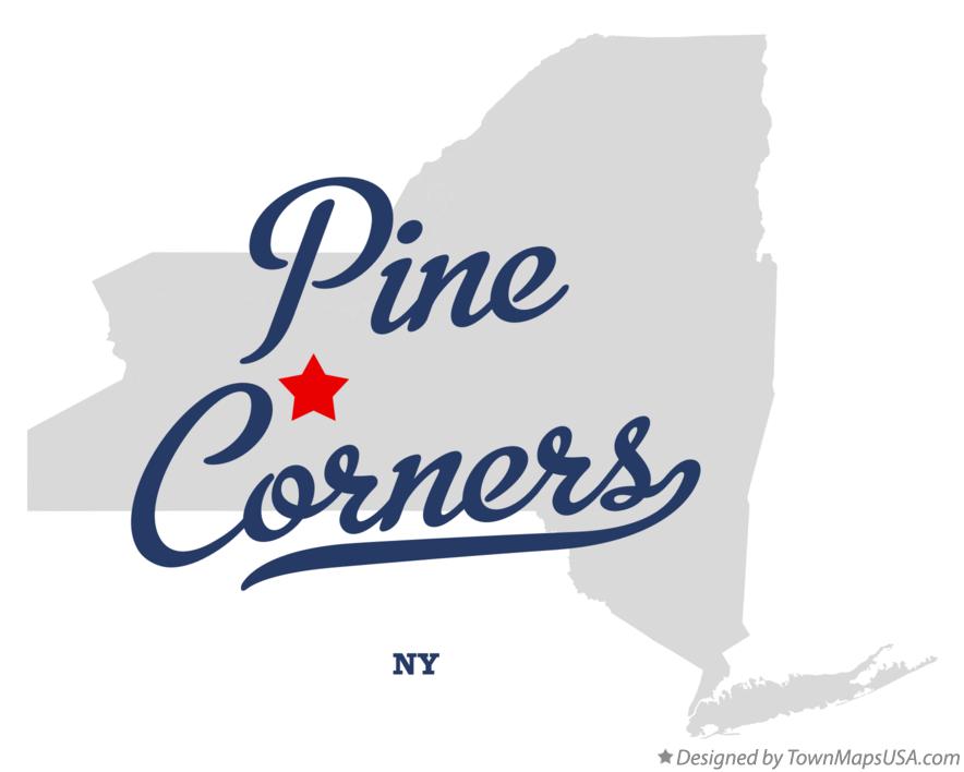 Map of Pine Corners, NY, New York