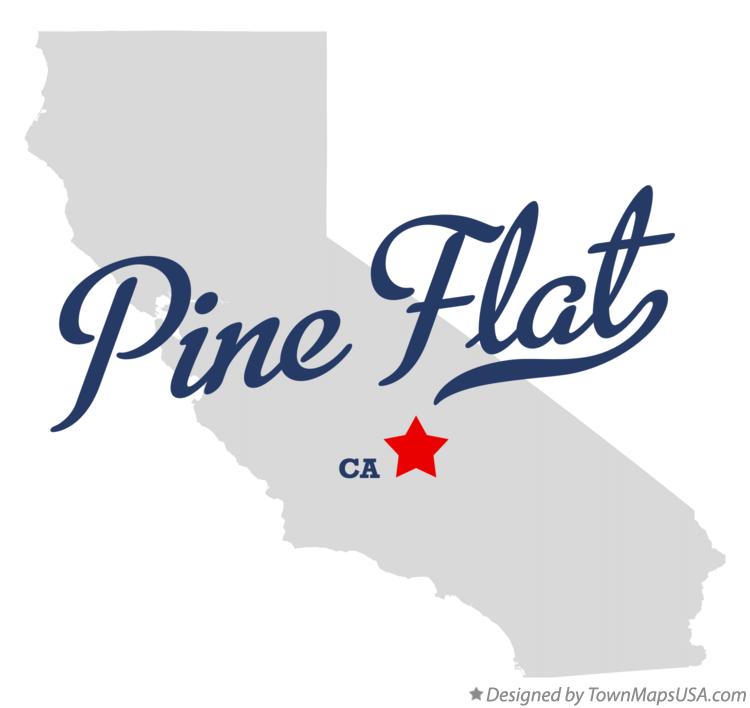 Map of Pine Flat, CA, California